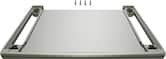 Stacking Kit with Pull Out Shelf for Bosch WQB245AXUC Electric Dryer - Silver