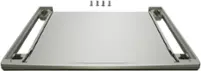 Bosch - Stacking Kit with Pull Out Shelf for WQB245AXUC - Silver - Front_Zoom