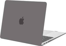 mosiso - Case for MacBook Air 13 inch A2337 M1 A2179 A1932 with Touch ID 2018-2022 - Gray