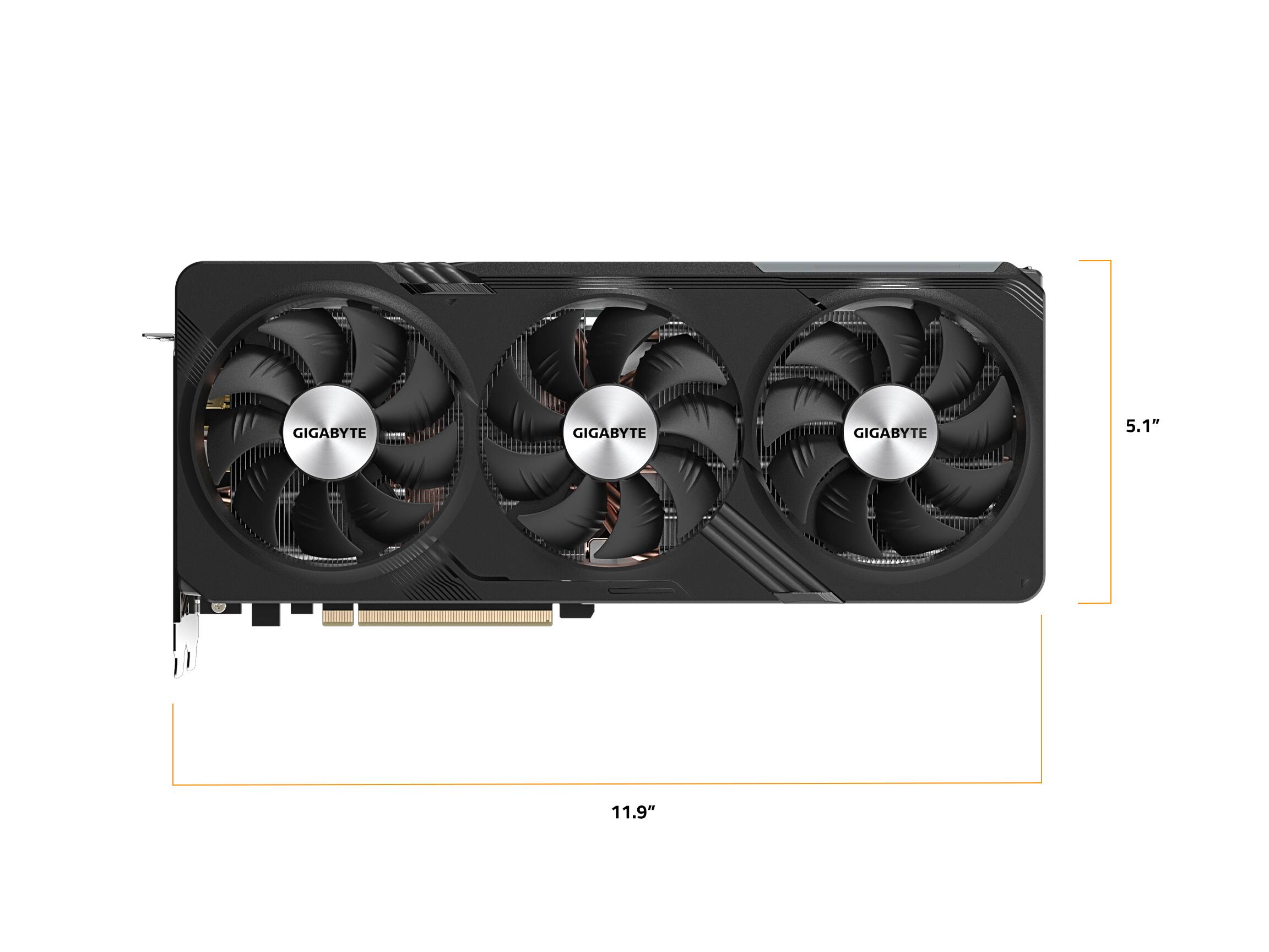 Alt View 18. GIGABYTE - Radeon RX 7700XT GAMING OC 12GB GDDR6 PCI Express 4.0 Graphics Card - Black.