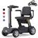 Front. Hover Heart - 4-Wheel Foldable Electric Travel Scooter for Adults, Compact Portable Scooter with 300 lbs Capacity - Black.