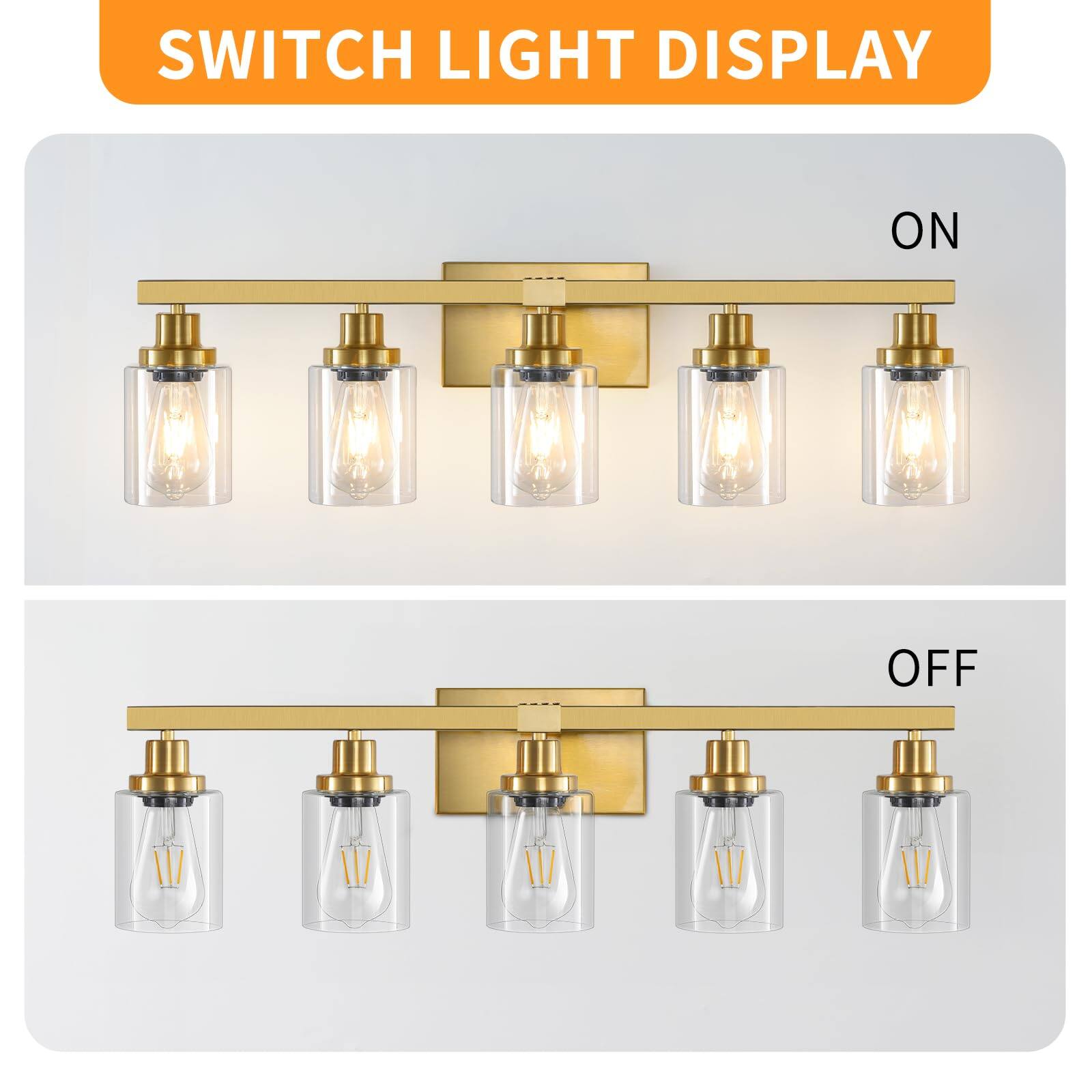SWITCH LIGHT DISPLAY

ON

OFF