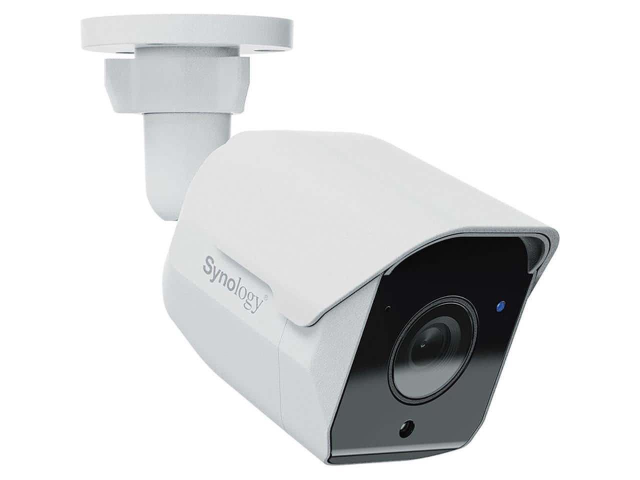 Synology - BC510 5MP AI Indoor/Outdoor Network IP Bullet Camera with Night Vision - TAA Compliant - White