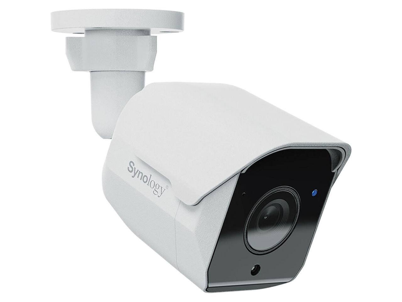 Front. Synology - Synology BC510 5MP AI Indoor/Outdoor Network IP Bullet Camera with Night Vision - TAA Compliant - white.