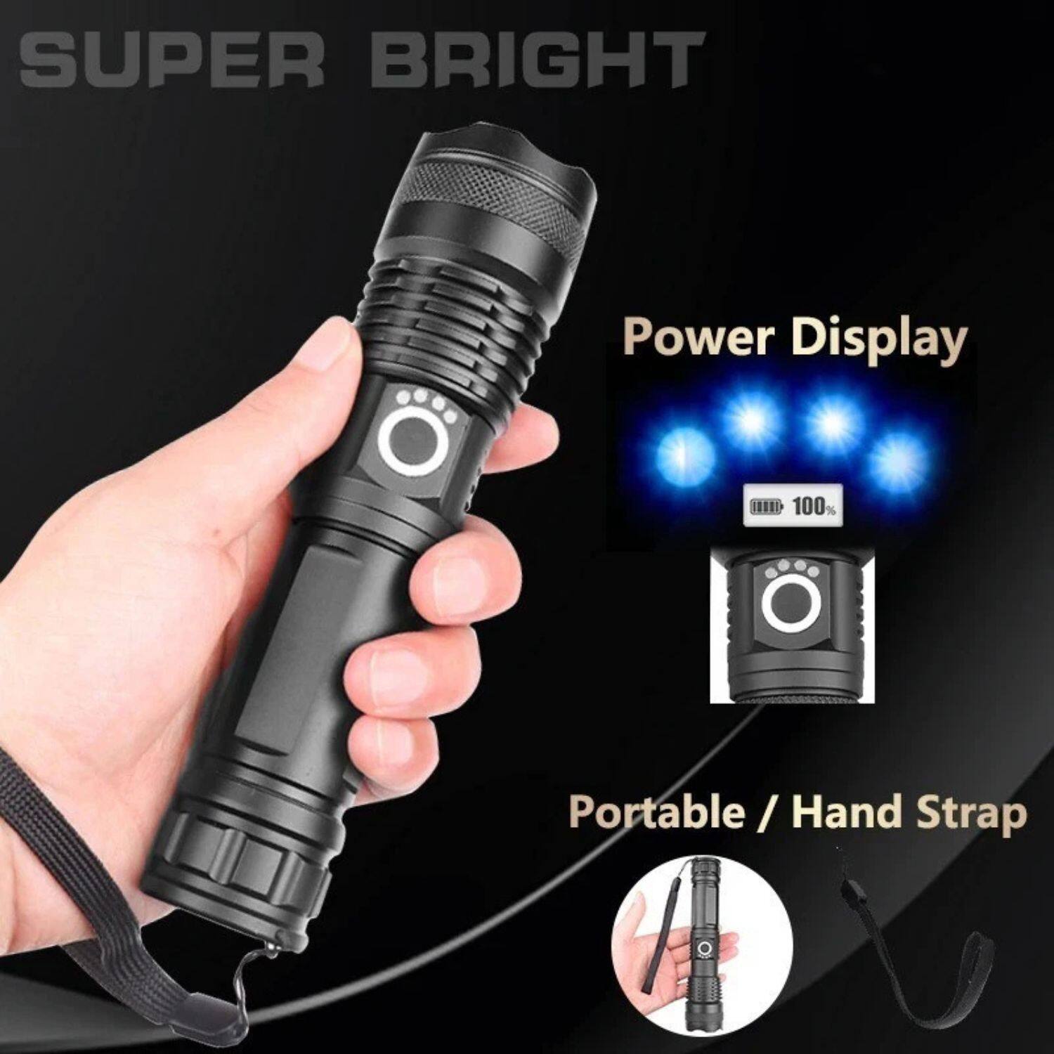 SUPER BRIGHT

Power Display

Portable / Hand Strap