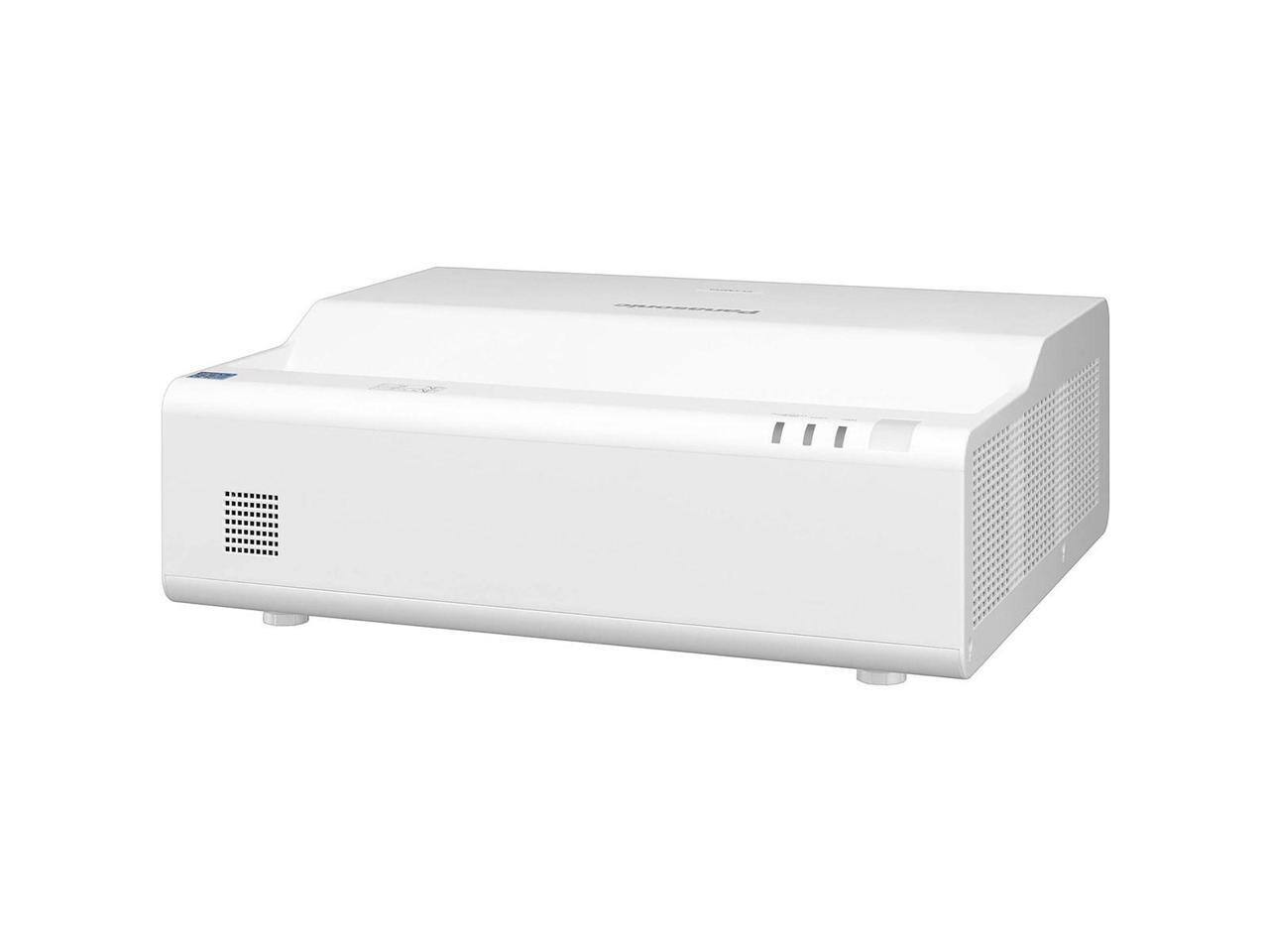 Alt View 8. Panasonic - Panasonic PT-CMZ50U 5200-Lumen WUXGA Ultra-Short Throw Laser Projector (White) - White.