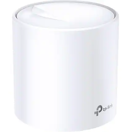Front. TP-Link - TP-Link Deco X20(1-pack) - Wi-Fi 6 IEEE 802.11ax Ethernet Wireless Router - Deco WiFi 6 Mesh WiFi System - Covers up to - Unknown.