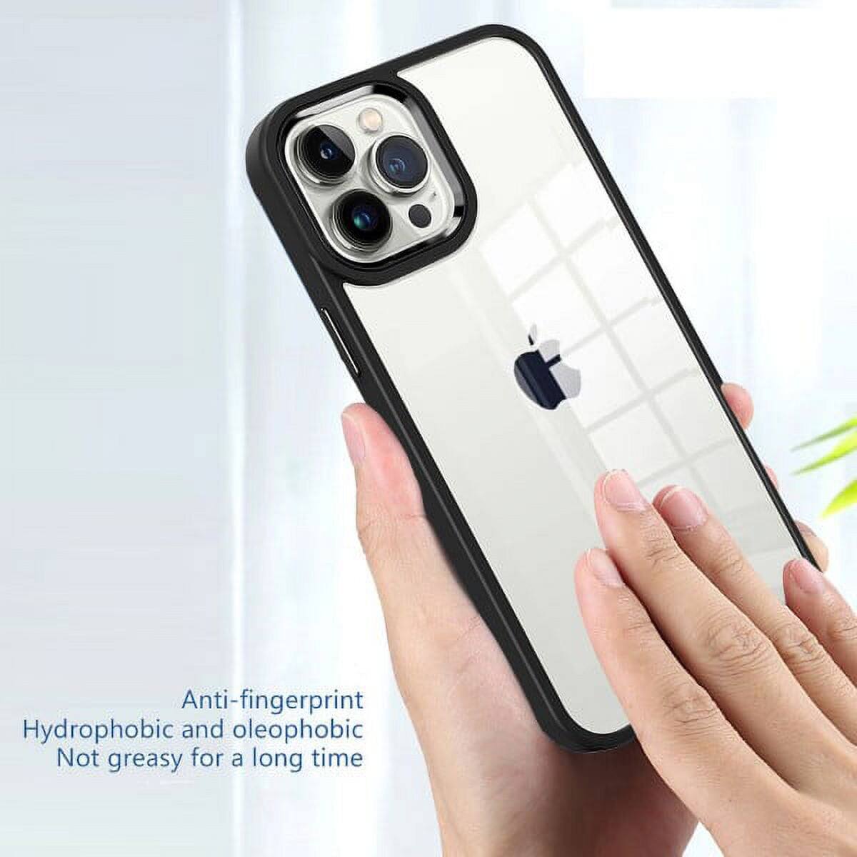 Entronix Clear Back Case for iPhone 15 Pro Max with Impact Chrome