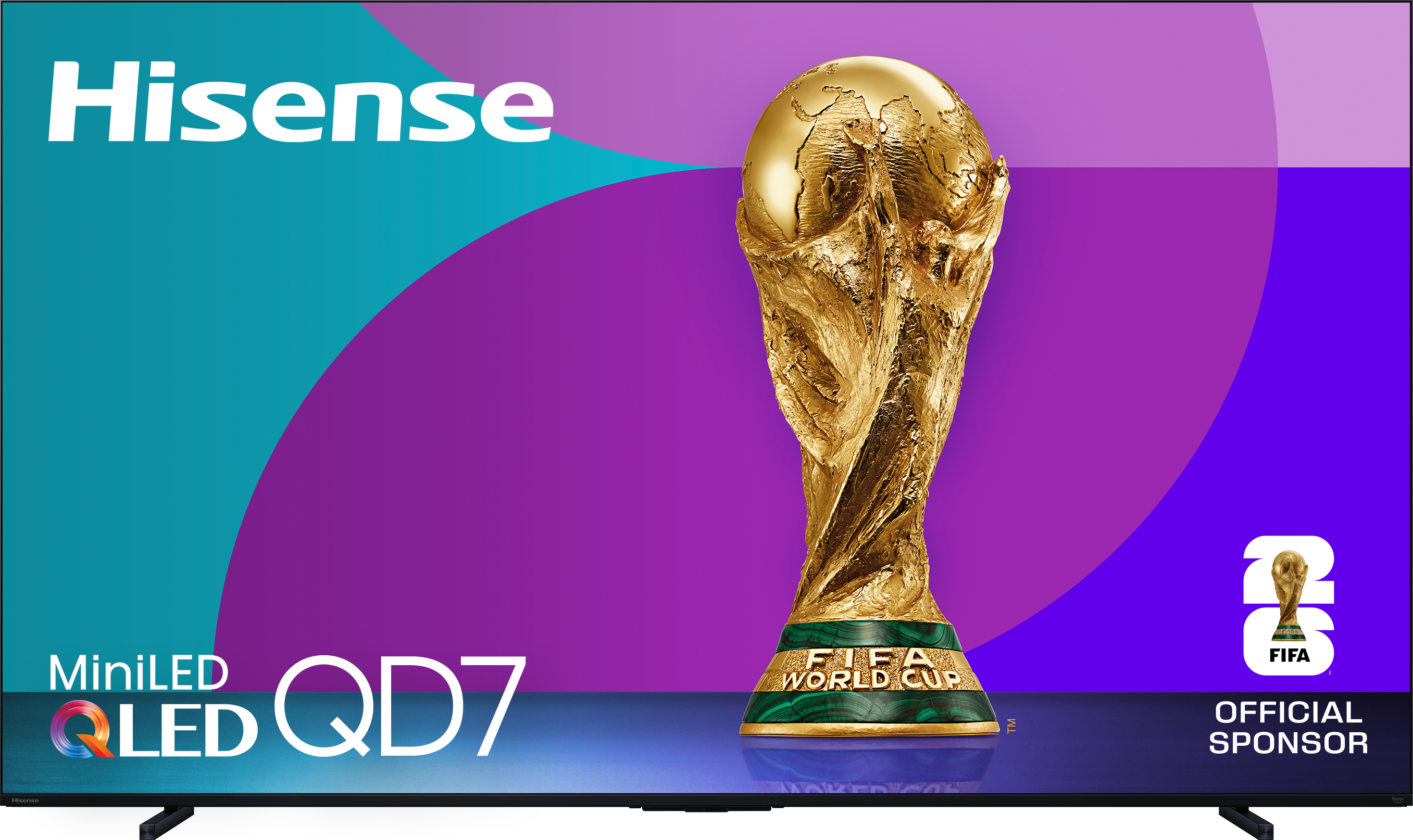 Hisense - 100" Class QD7 Series MiniLED QLED 4K UHD HDR Smart Fire TV (2025) - Front_Zoom