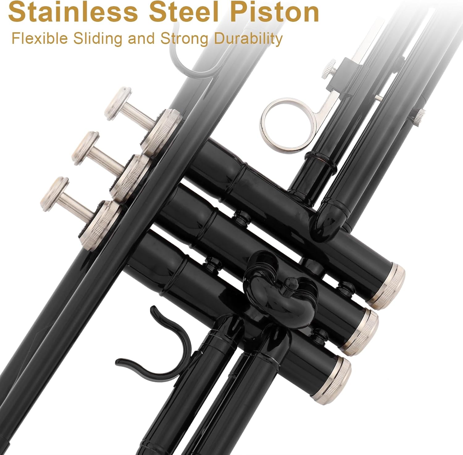 Stainless Steel Piston  
Flexible Sliding and Strong Durability