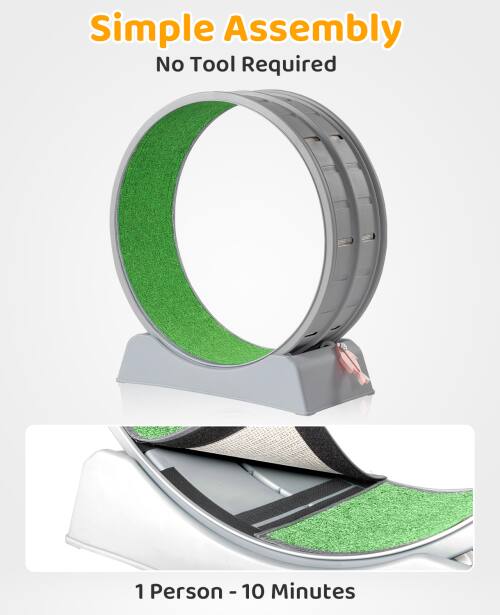 Simple Assembly  
No Tool Required  

1 Person - 10 Minutes