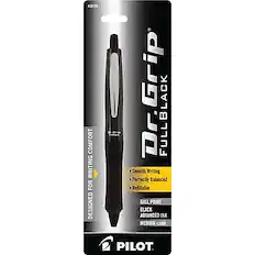 #6193 COMFORT WRITING FOR DESIGNED GRIP
Dr. FULLBLACK
Smooth Writing
Perfectly Balanced
Refillable
BALL POINT
BLACK ADVANCED INK
MEDIUM TIP
PILOT