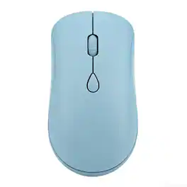 SKRAN - Wireless 2.4G Bluetooth Dual-Mode Rechargeable Silent Mouse -Ergonomic for Office, Home(Windows/Mac/Android) - Wireless - Blue