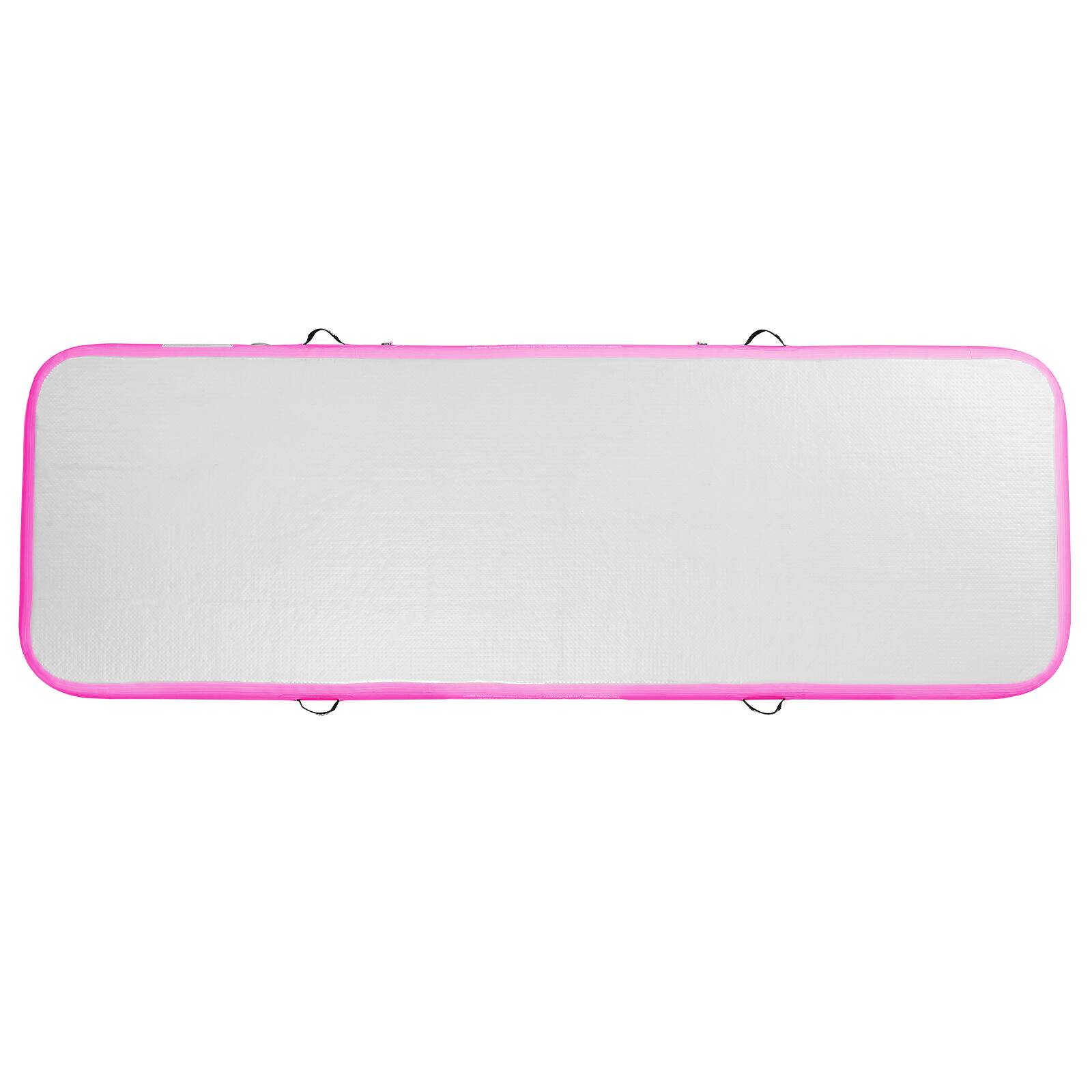 Alt View 5. VEVOR - Gymnastics Air Mat, 4 inch Thickness Inflatable Gymnastics Tumbling Mat, Tumble Track with Electric Pump - Pink.