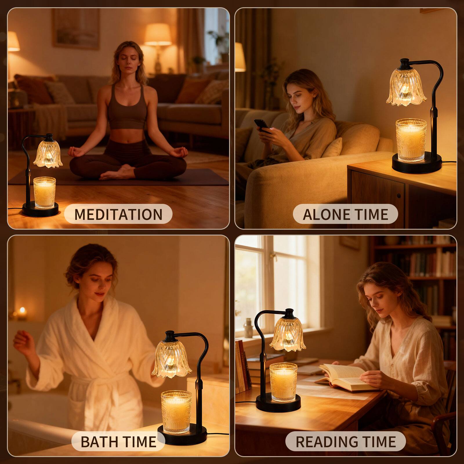 MEDITATION  
ALONE TIME  
BATH TIME  
READING TIME