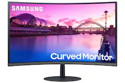 Samsung - 32" S39C series 1000R Curved FHD FreeSync Monitor (DisplayPort, HDMI) - Black - Front_Zoom
