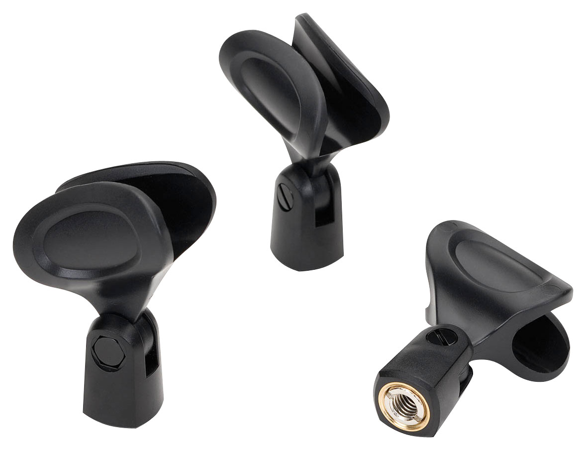 Samson - Microphone Clips (3-Pack) - Black was $29.99 now $18.99 (37.0% off)