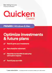 Quicken - Classic Premier 1-Year Subscription - Mac OS, Windows, Android, Apple iOS - Front_Zoom