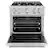 Alt View 1. ZLINE - 30” Classic Gas Range w/ 4 Burner Cooktop & Convection Oven in Stainless Steel (CGR30) - Stainless Steel.