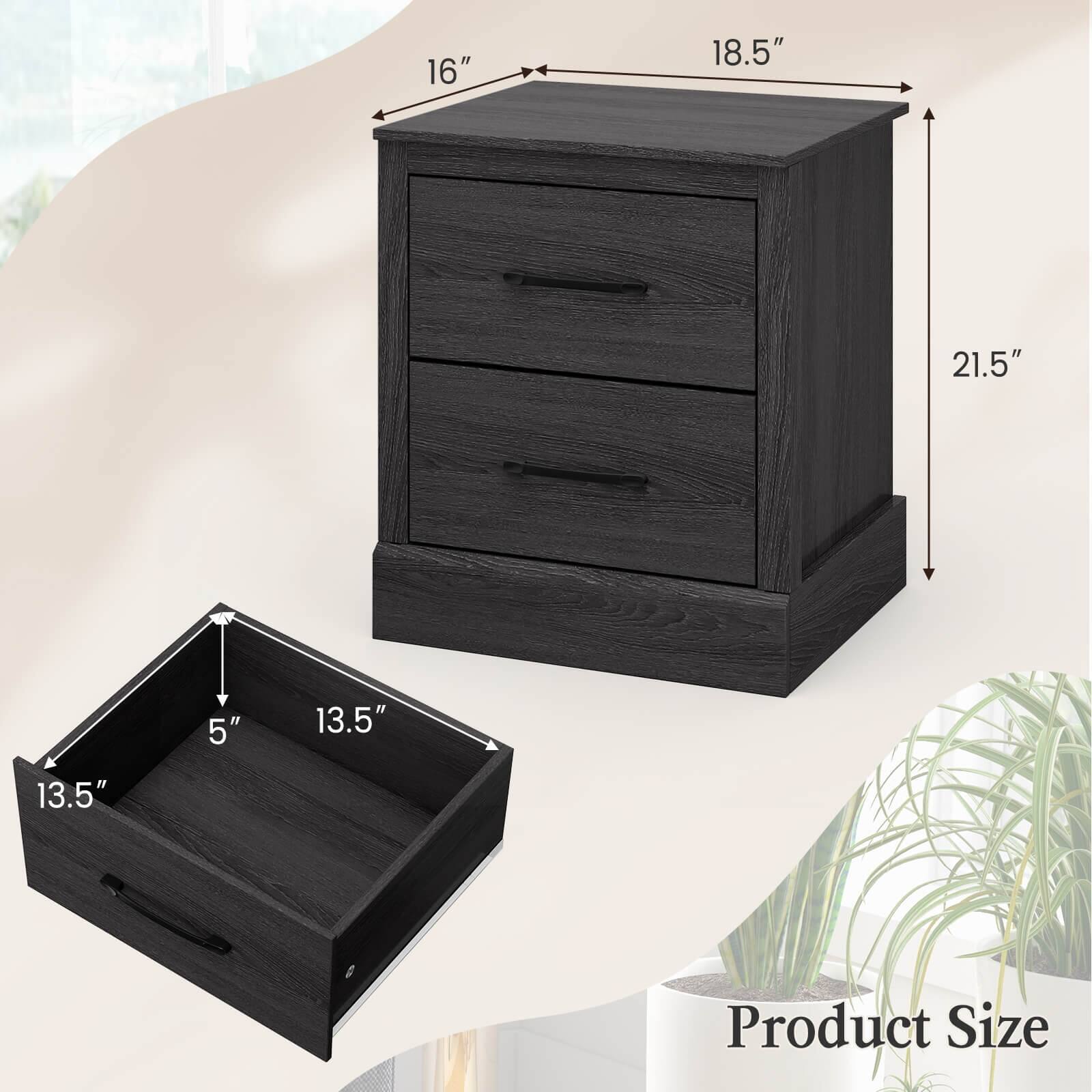 16"  
18.5"  
21.5"  
5"  
13.5"  
13.5"  

Product Size