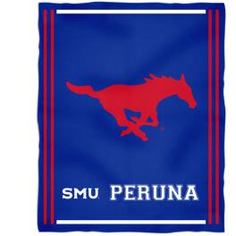 Vive La Fete - SMU Mustangs 36'' x 48'' Children's Mascot Plush Blanket - Multicolor