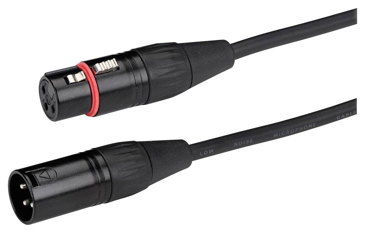 Angle View: Samson - Tourtek 3' Microphone Cable - Black