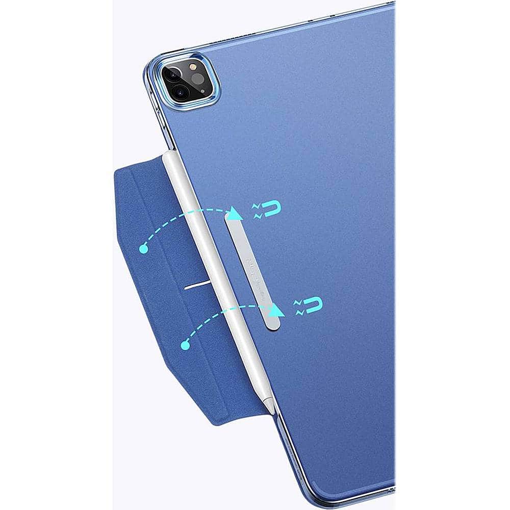 Alt View 16. SaharaCase - ESR Folio Case for Apple iPad Pro 11" (2nd, 3rd, and 4th Gen 2020-2022) - Blue.