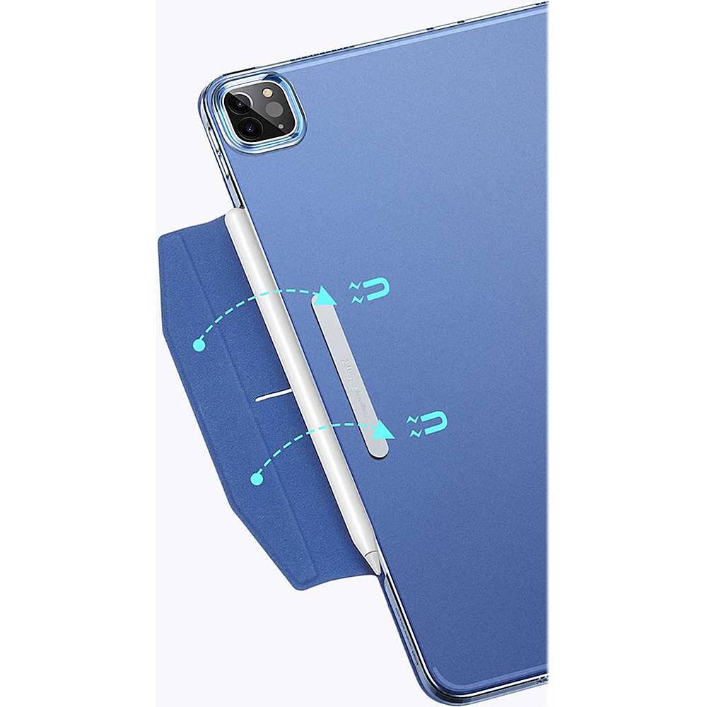 Alt View 16. SaharaCase - ESR Folio Case for Apple iPad Pro 11" (2nd, 3rd, and 4th Gen 2020-2022) - Blue.