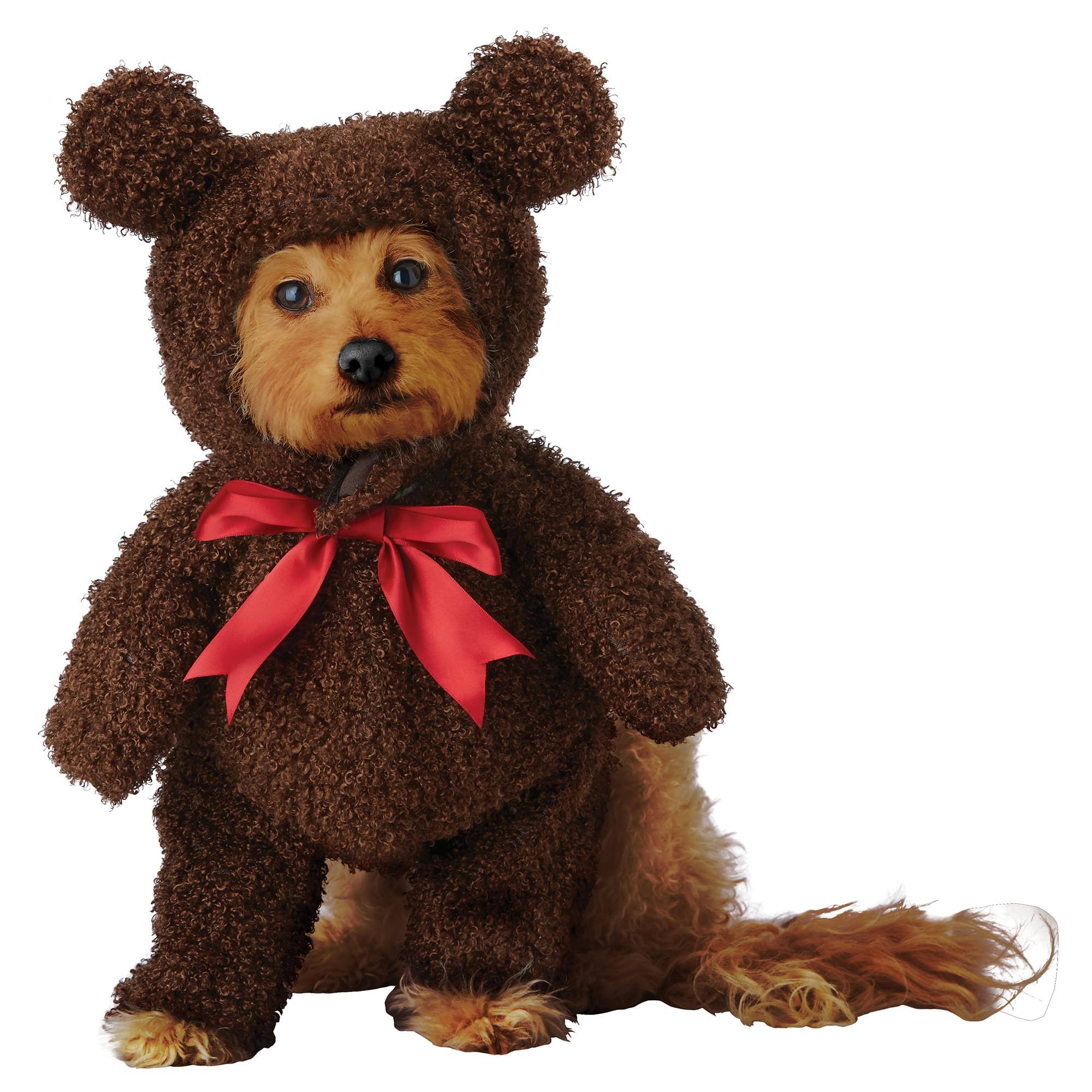 Front. California Costumes - Teddy Bear Dog Costume X-Small - Brown.