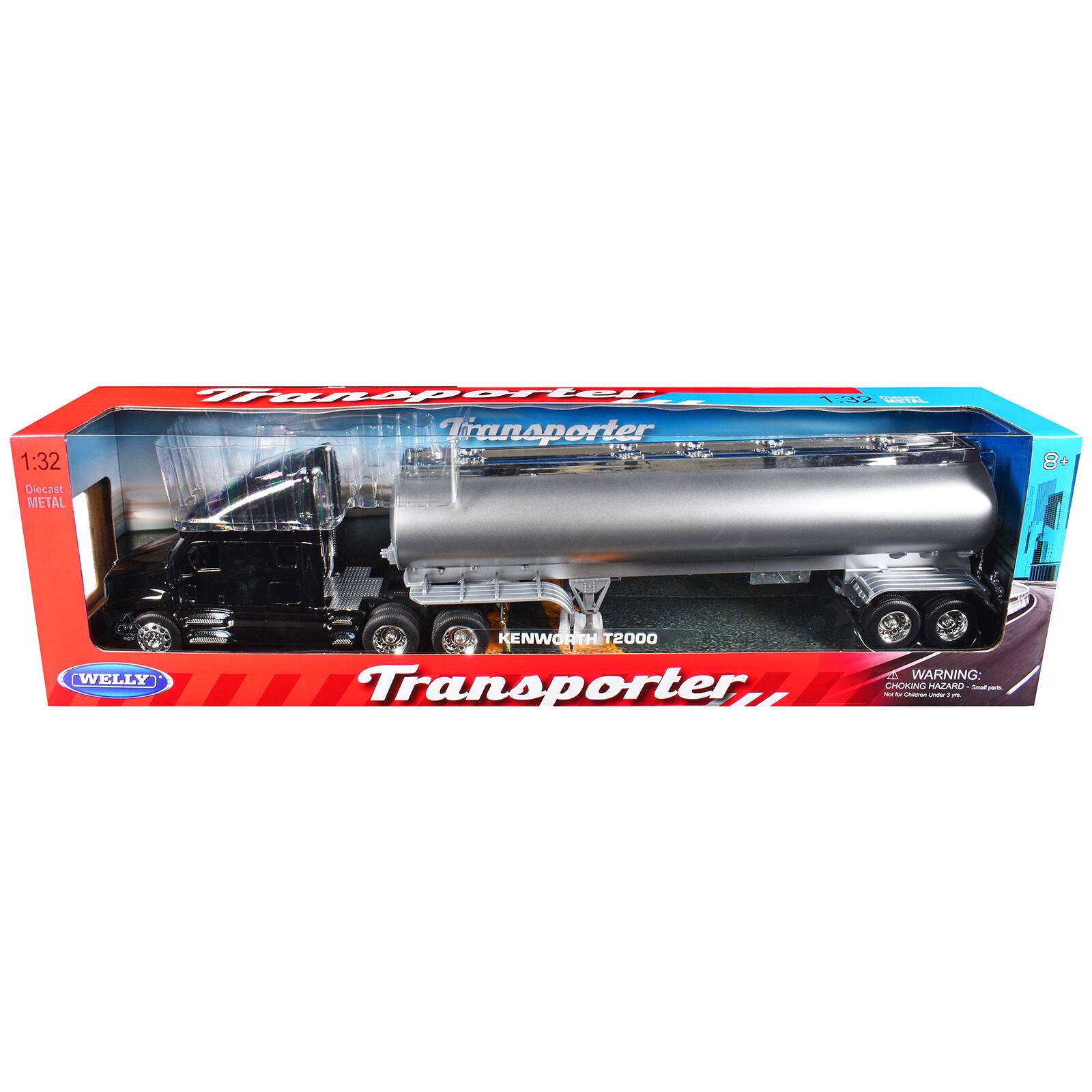 Transporter Top Transporter 1:32 Diecast METAL N ETEL 8+ 1 CU00 WELLY KENWORTH T2000

WARNING: Transporter, - CHOKING HAZARD - Small parts. Not for children under 3 years.