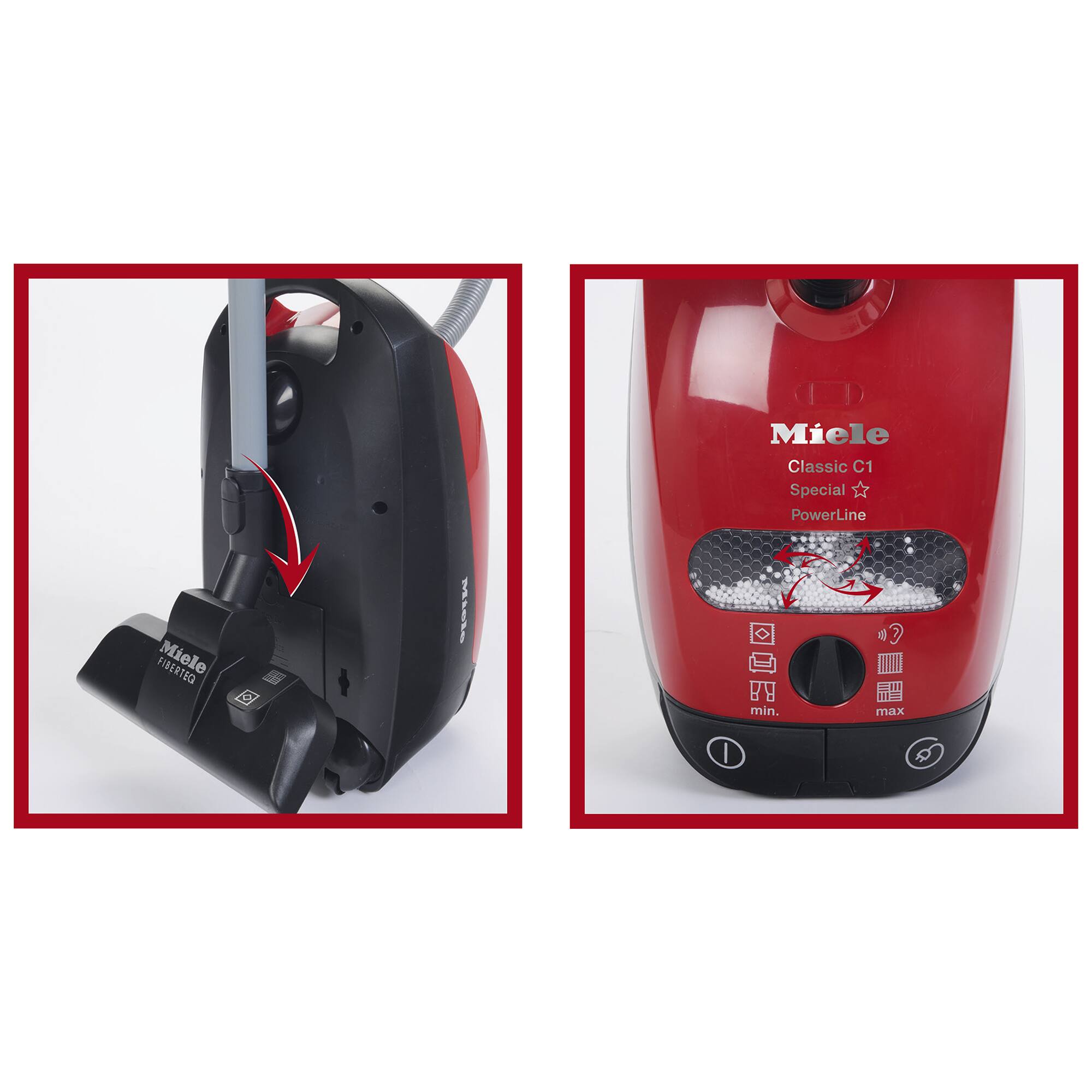 Miele Classic C1 Special PowerLine FIBERTEG d C Miete !! min. max