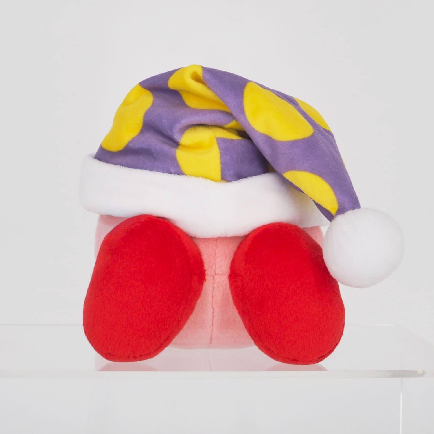 Alt View 3. Nintendo - SAN-EI KP61 Kirby All Star Collection Sleep Kirby Plush Toy, Size S, Height 4.7 inches (12 cm).