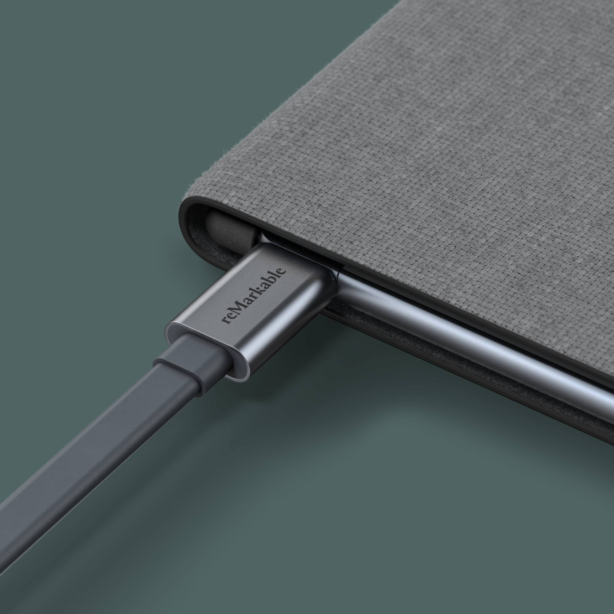 Alt View 11. reMarkable - reMarkable 2 - Polymer Weave Book Folio for your Paper Tablet - Gray.