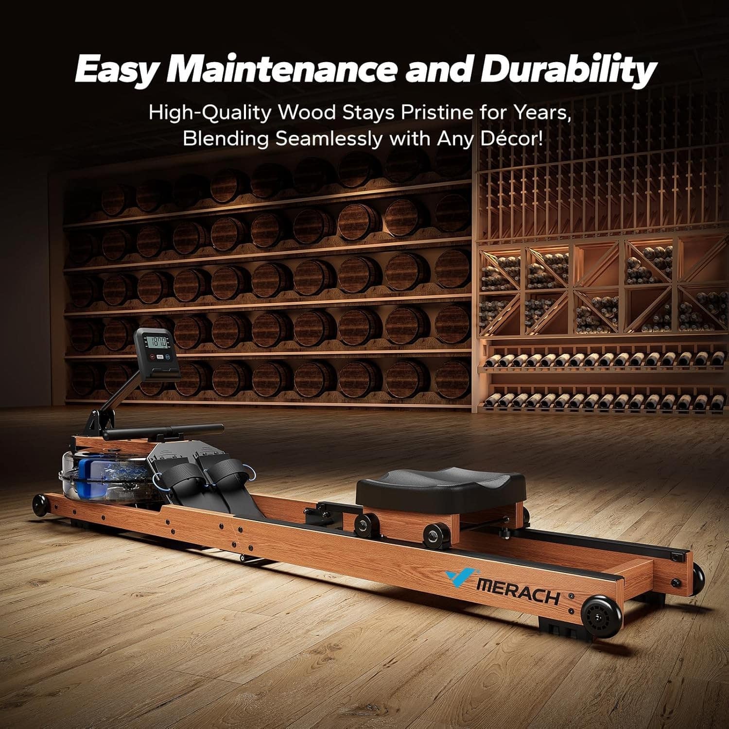 Easy Maintenance and Durability
High-Quality Wood Stays Pristine for Years, Blending Seamlessly with Any Décor!
MERACH