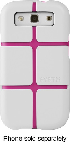  SYSTM by Incase - Chisel Case for Samsung Galaxy S III Cell Phones - White/Pink
