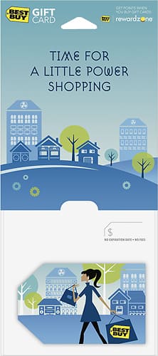 Front. Best Buy® - $25 Power Shopping Gift Card - Multi.