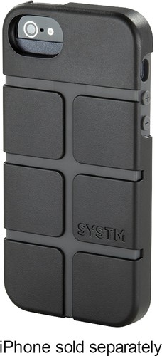  SYSTM by Incase - Chisel Case for Apple® iPhone® 5 and 5s - Black/Asphalt