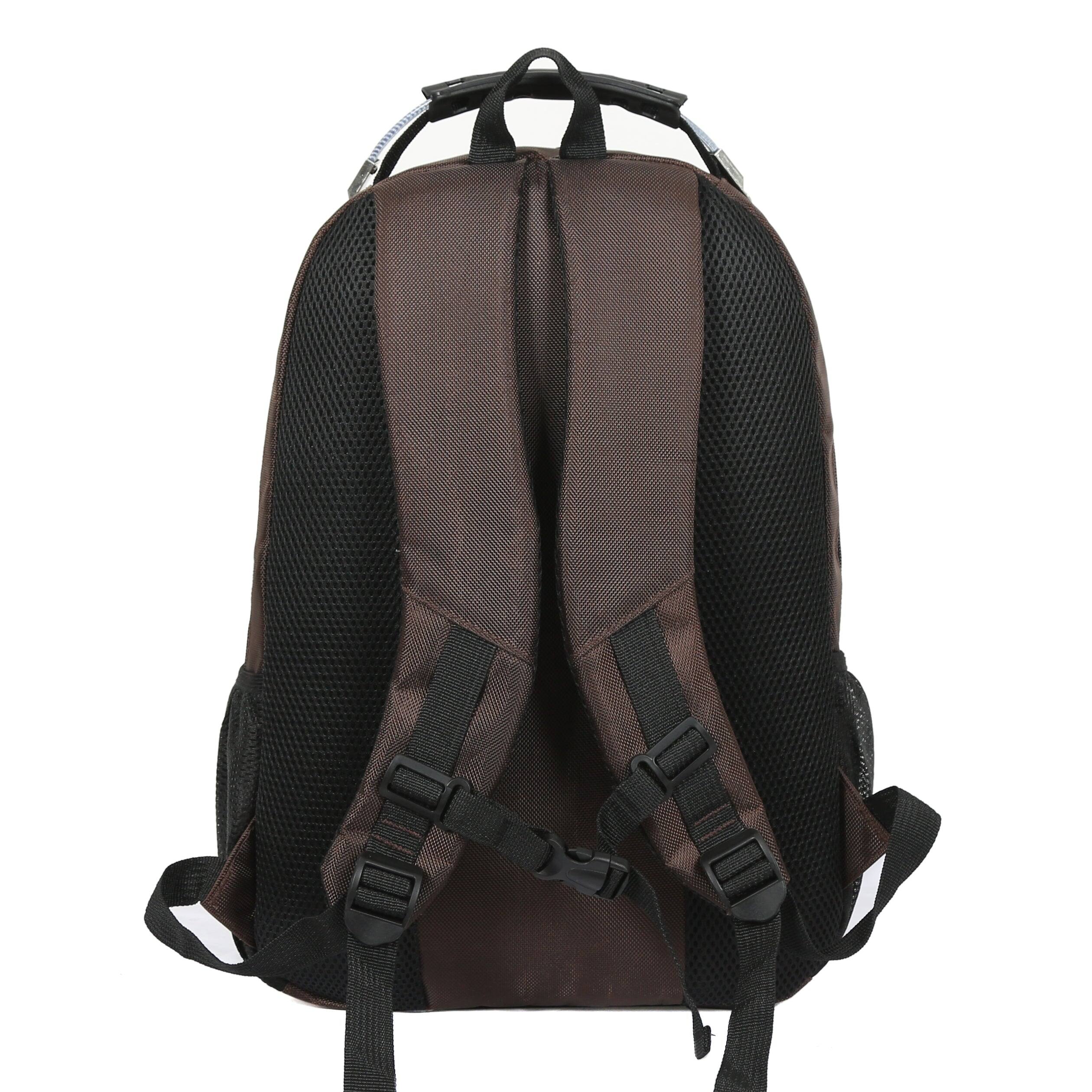 Back. DUKAP - EMINENT Executive Backpack for Laptops up to 15.6''-Inches - BROWN.