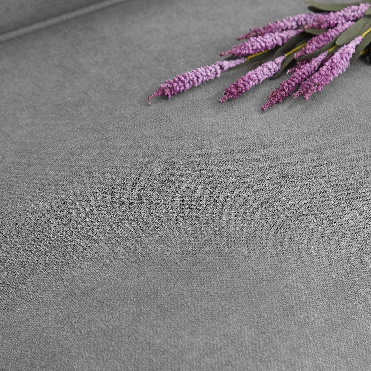 Alt View 4. Ropilly - Ropilly Gray 3 Seater Fabric Sofa Compressed Couch with Built In Cup Holders for Living Room Bedroom Office - Gray.