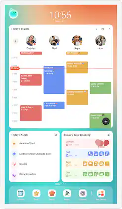 Cozyla - Digital 24" Calendar+2 - White