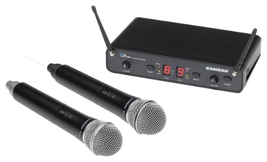 Samson Concert 288 2-Ch. UHF Wireless Vocal Microphone System Black