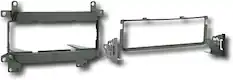 Front. Metra - Dash Kit for Select 2003-2006 Suzuki Grand Vitara XL-7 DIN - Black.