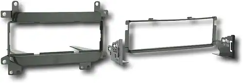 Front. Metra - Dash Kit for Select 2003-2006 Suzuki Grand Vitara XL-7 DIN - Black.