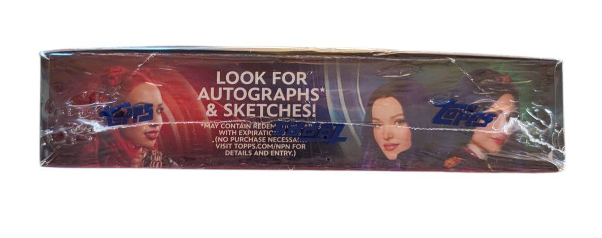 LOOK FOR AUTOGRAPHS & SKETCHES!  
MAY CONTAIN REDEM WITH EXPIRATIC (NO PURCHASE NECESSARY. VISIT TOPPS.COM/NPN FOR DETAILS AND ENTRY.)  
9PFS