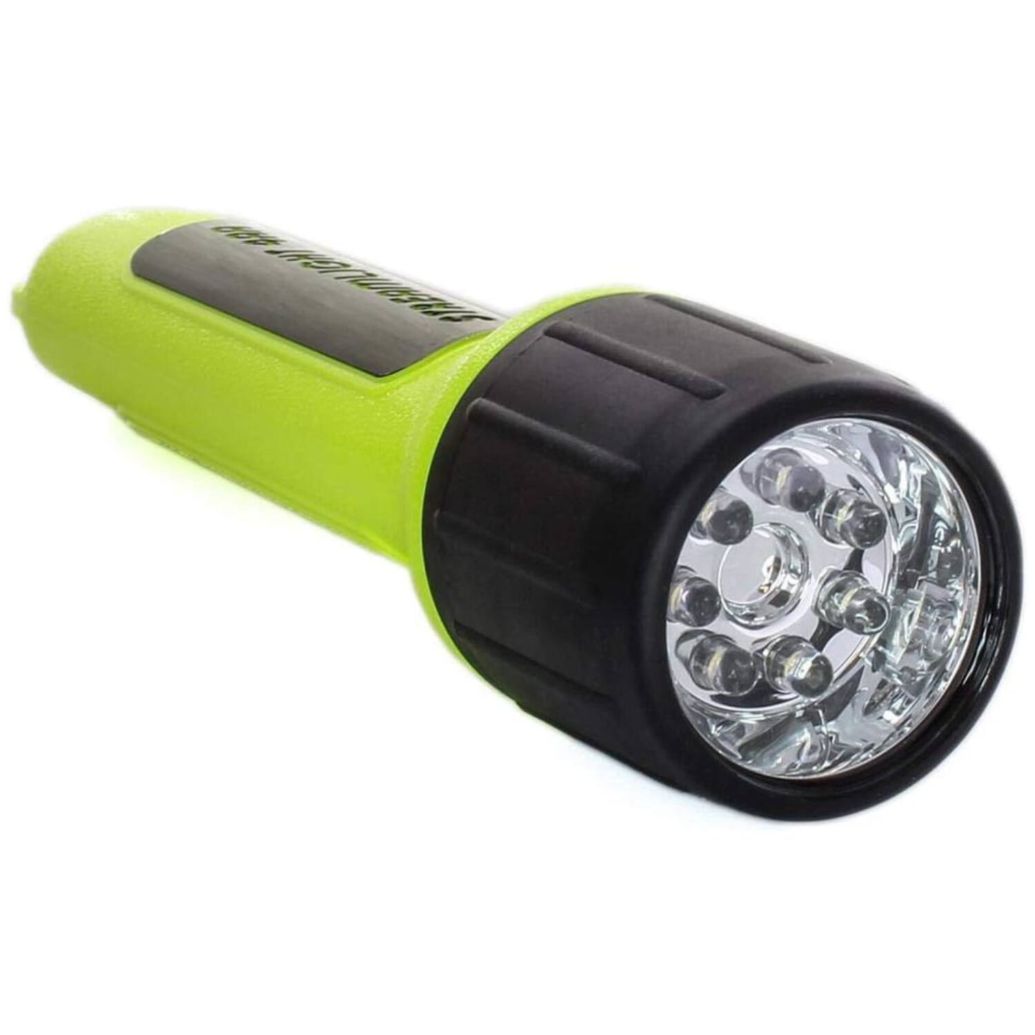 Angle. Streamlight - Streamlight 4AA Propolymer Waterproof LED Flashlight, Yellow - Yellow.
