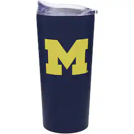 Logo Brands - Michigan Wolverines 20oz. Flipside Powder Coat Tumbler - Multicolor