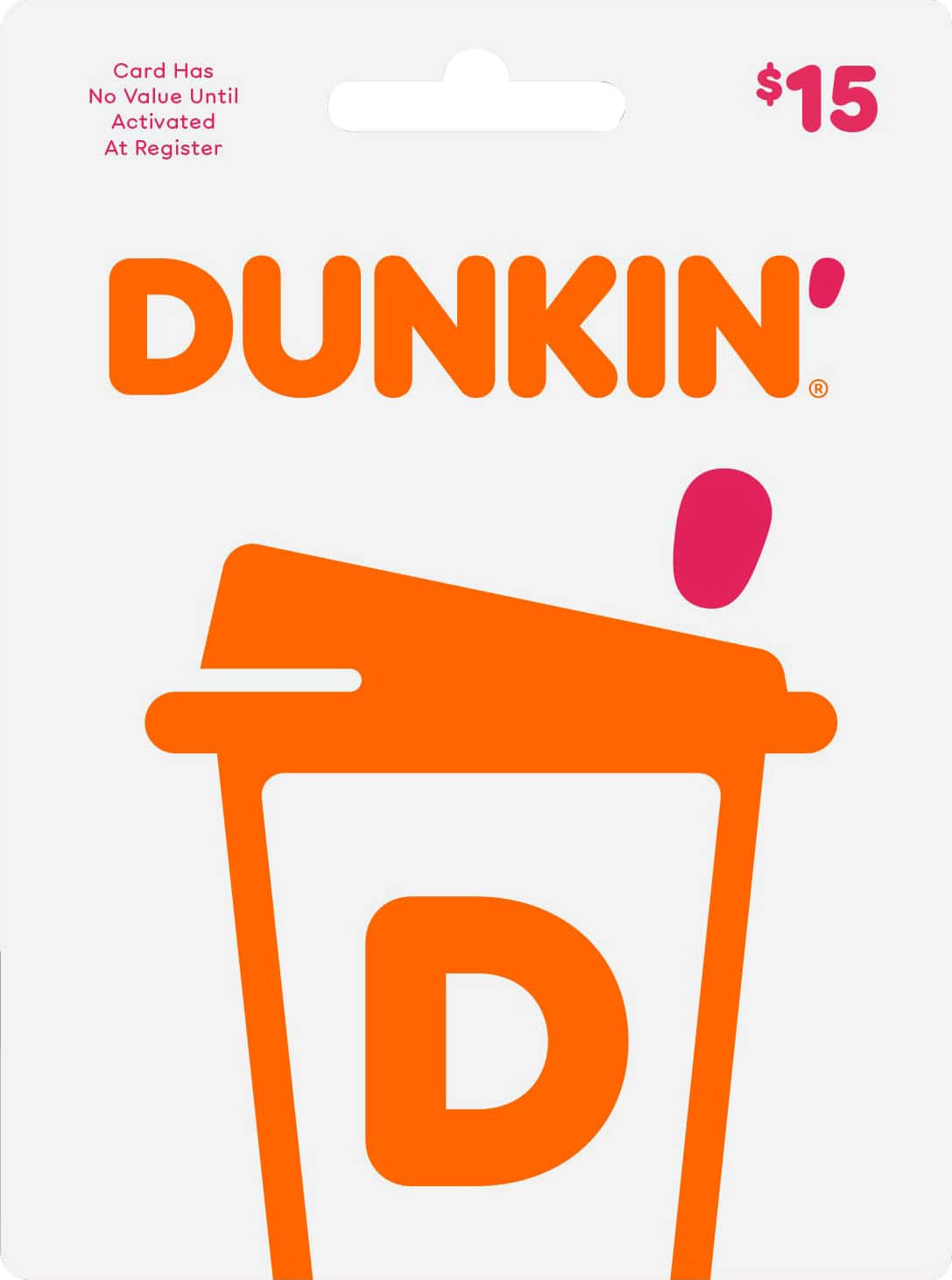 Dunkin' Donuts - $15 Gift Card - Front_Zoom