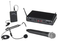 Front Zoom. Samson - Concert 288 2-Ch. UHF Wireless Vocal Microphone System - Black.