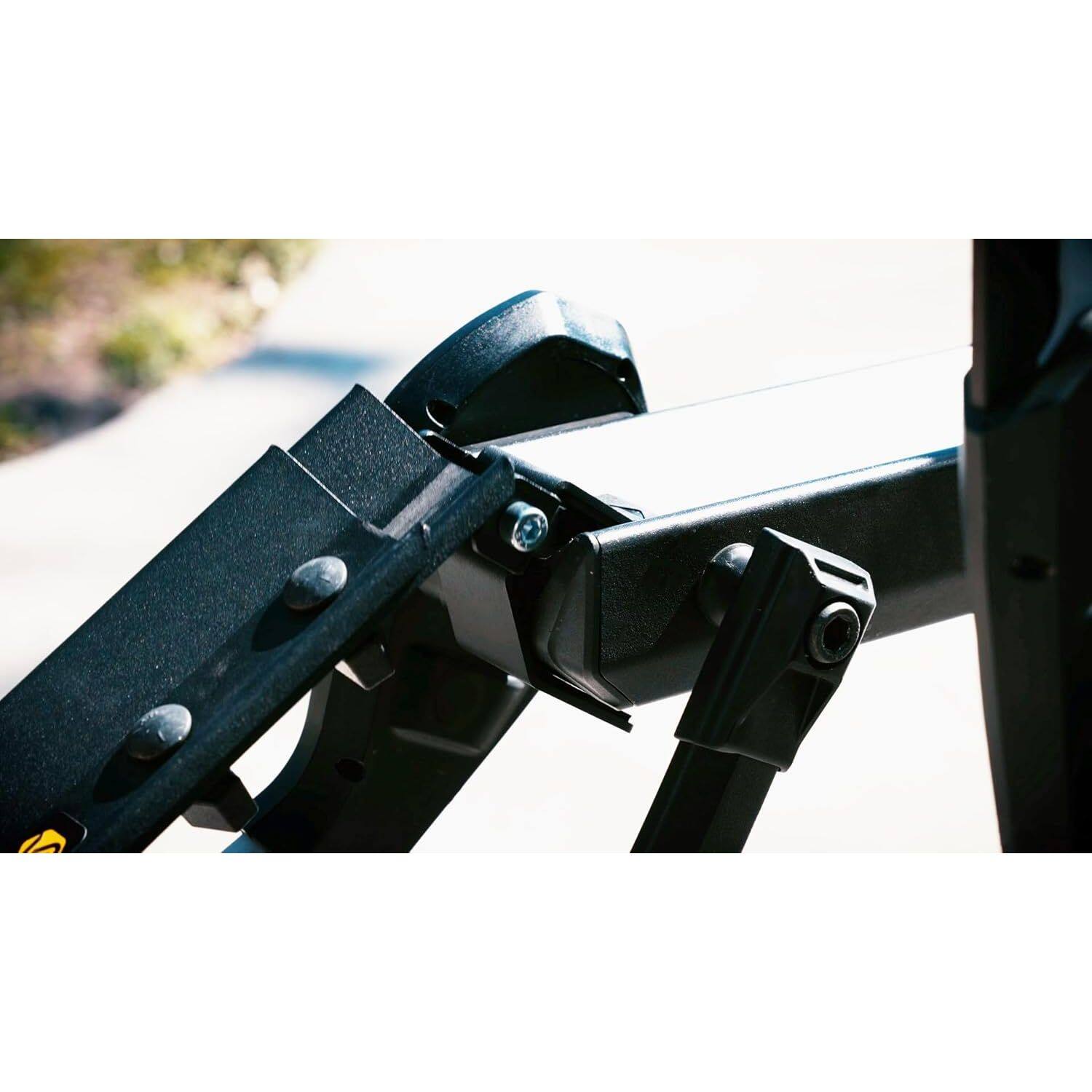 Alt View 4. Saris - MHS & Edge Bike Loading Ramp Heavy-Duty Portable Ramp for Motorcycles, Bikes, and ATV Loading - Black.