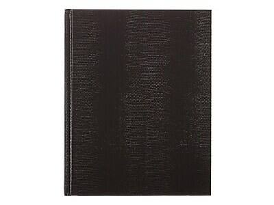 Alt View 1. Blueline - Blueline Executive Hardcover Journal, 8.5" x 10.75", College Ruled, Black, 150 Pages (A10.81) - Black.
